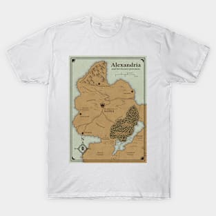 Map of Alexandria T-Shirt